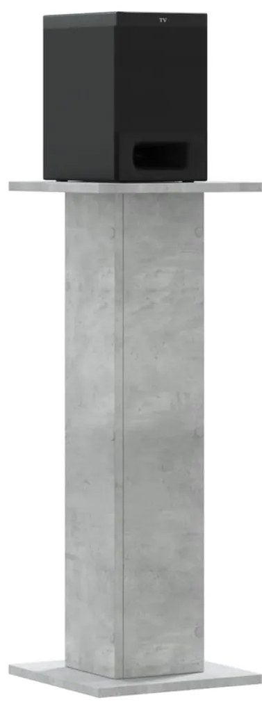 vidaXL Βάσεις Ηχείων 2 Τεμ. Γκρι Σκυρ. 30x30x80 εκ. Επεξ. Ξύλο