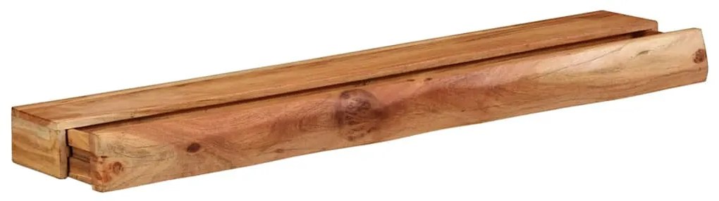 vidaXL Ράφια Τοίχου 2 τεμ. 100x17x8 εκ. από Μασίφ Ξύλο Ακακίας