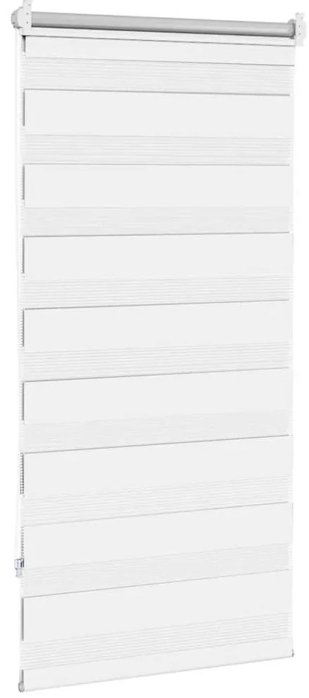 vidaXL Ρόλερ Zebra Λευκό 60 x 120cm