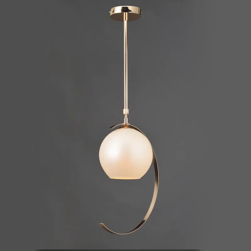 Φωτιστικό Κρεμαστο Aca DCR17501P IPARELLE Χρυσό Χρώμα (Gold Coloured)