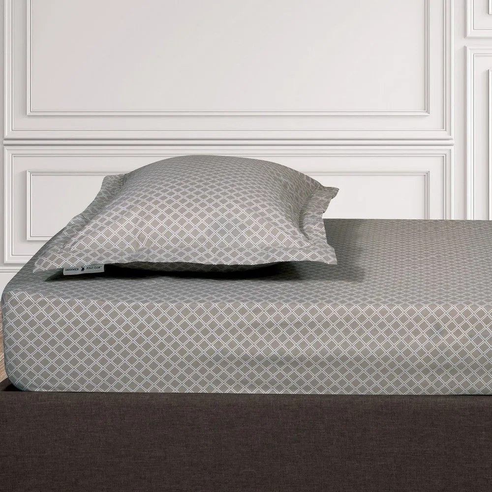 Σεντόνι 2512 Με Λάστιχο Spaghi Greenwich Polo Club King Size 180x235cm Cotton-Polyester