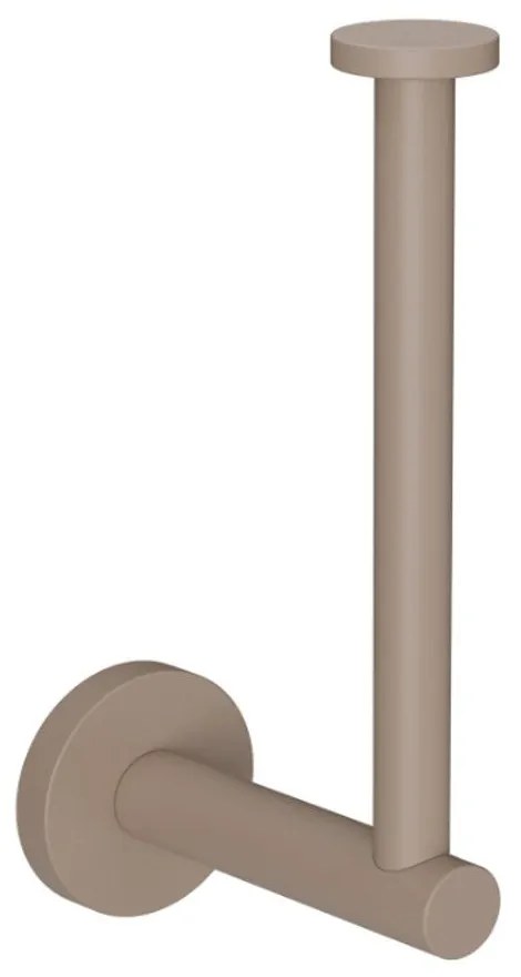 Χαρτοθήκη 102-103 5x5x17cm Matte Beige Pam&amp;Co Brass