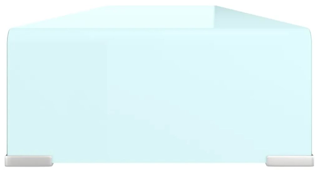 vidaXL Βάση Τηλεόρασης/Οθόνης Πράσινη 100 x 30 x 13 εκ. Γυάλινη