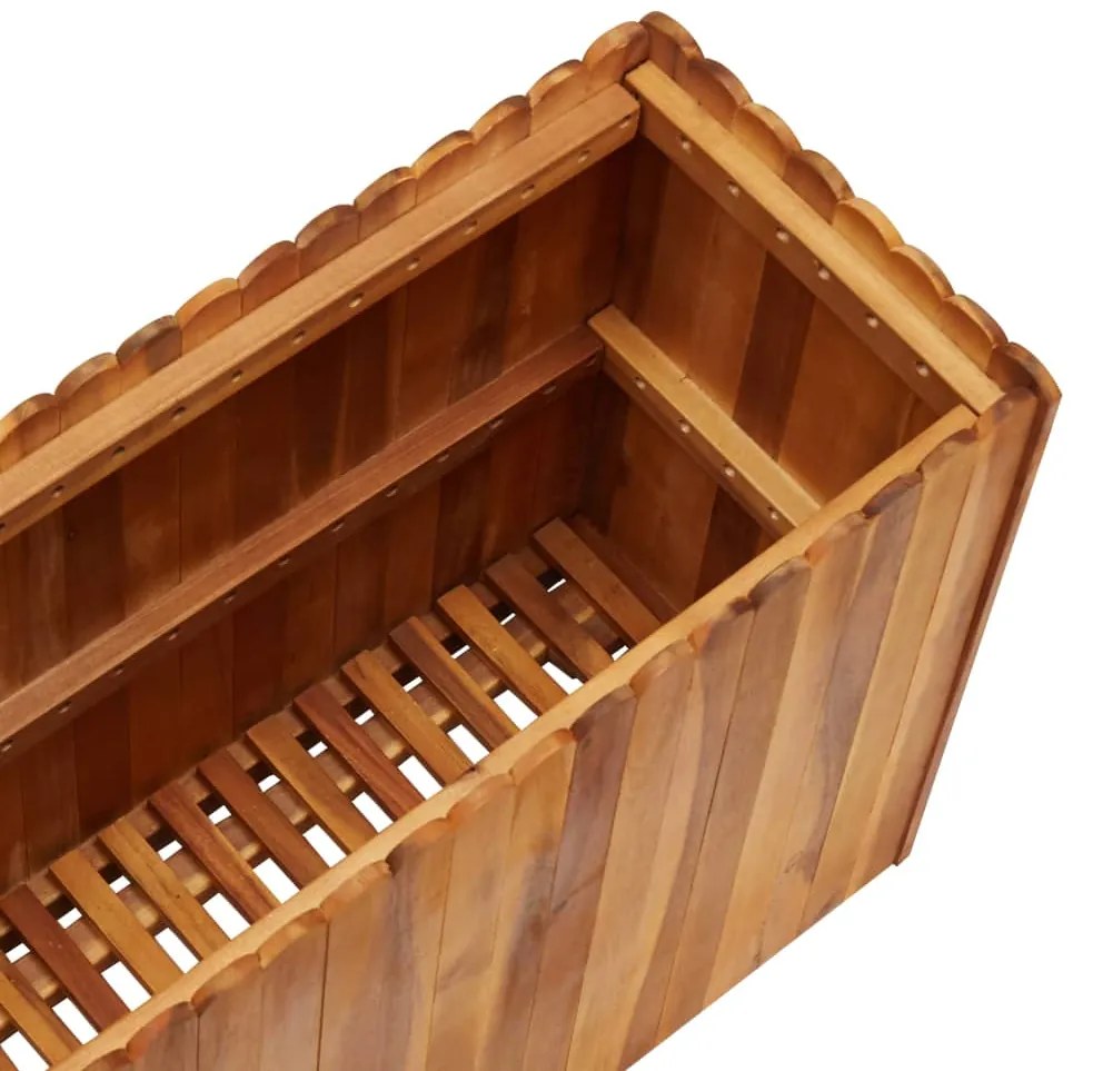 vidaXL Ζαρντινιέρα Υπερυψωμένη 100 x 30 x 50 εκ. Μασίφ Ξύλο Ακακίας