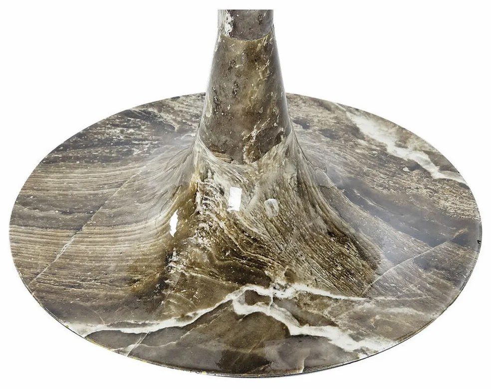 Βοηθητικό Τραπεζάκι DKD Home Decor Καφέ Χρυσό 51 x 51 x 51 cm