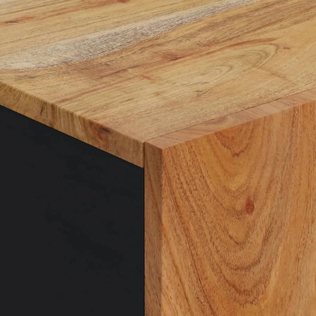 vidaXL Ντουλάπι με Πόρτα 40 x 31 x 75 εκ. από Μασίφ Ξύλο Ακακίας