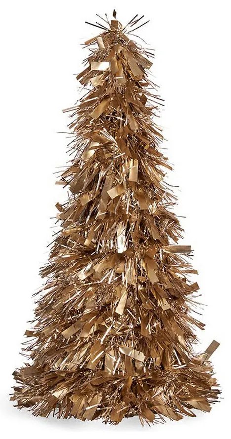 Χριστουγεννιάτικο δέντρο Krist+ Λευκό Χρυσό πολυπροπυλένιο PET Πλαστική ύλη Ματ Φυσαλίδα 18 x 18 x 45,5 cm 27 x 45,5 x 27 cm