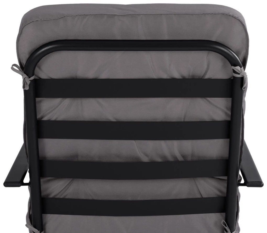 Καρέκλα - Πολυθρόνα ENDIKA C5680.01 Μεταλλική Γκρί με Μαξιλάρι 60x71x105Υ εκ. 60x71x105 εκ.