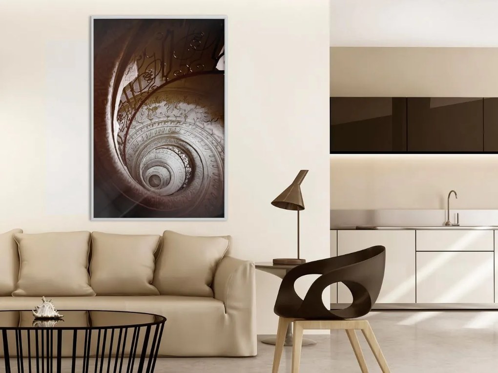 Αφίσα - Winding Staircase - 20x30 - Χρυσό - Χωρίς πασπαρτού