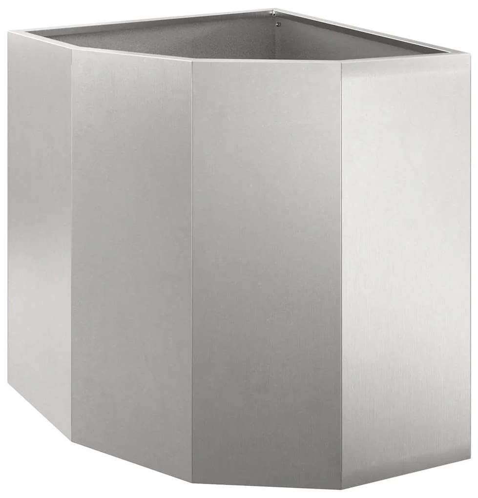 vidaXL Γωνιακό Ροδόδεντρο Ασημί 45 x 45 x 50 εκ Ανοξείδωτο ατσάλι