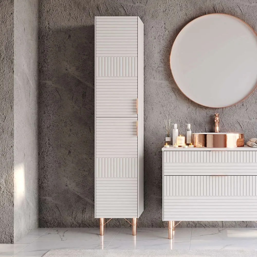 Στήλη Μπάνιου Fiore 3CFIO035WHM 35x35x176,5cm White Mdf