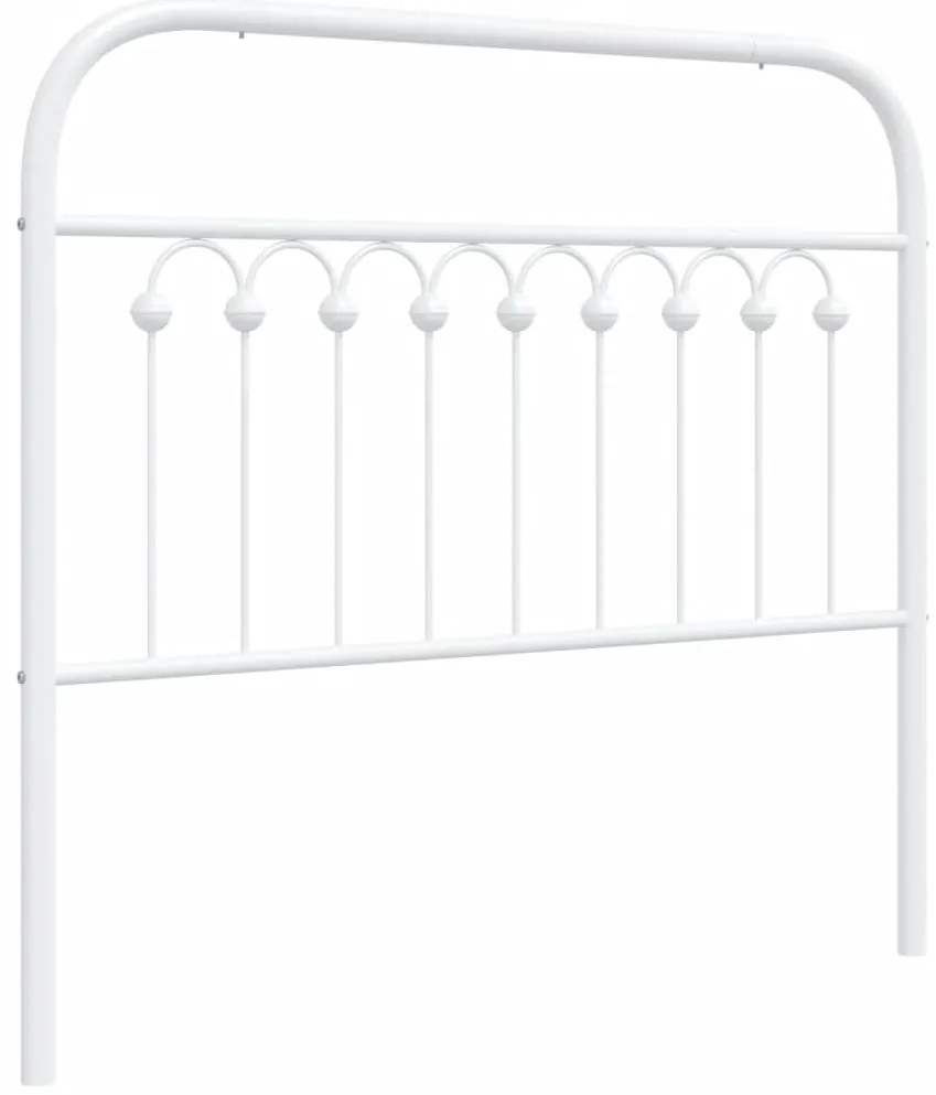 vidaXL Κεφαλάρι Λευκό 100 εκ. Μεταλλικό