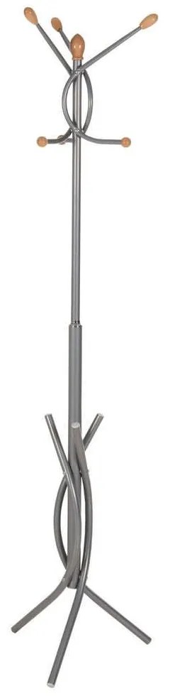 Καλόγερος 7 Σημείων Κρέμασης HM9575.40 41x41x176cm Μεταλλικός Silver Metal