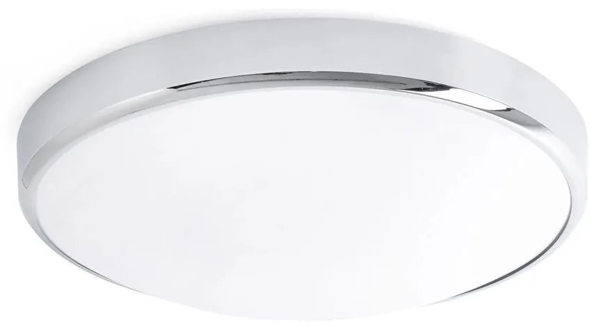 Φωτιστικό Μπάνιου - Πλαφονιέρα Kao 63399 LED 35W 3000K 2800Lm Chrome Faro Barcelona Aluminum,Pmma