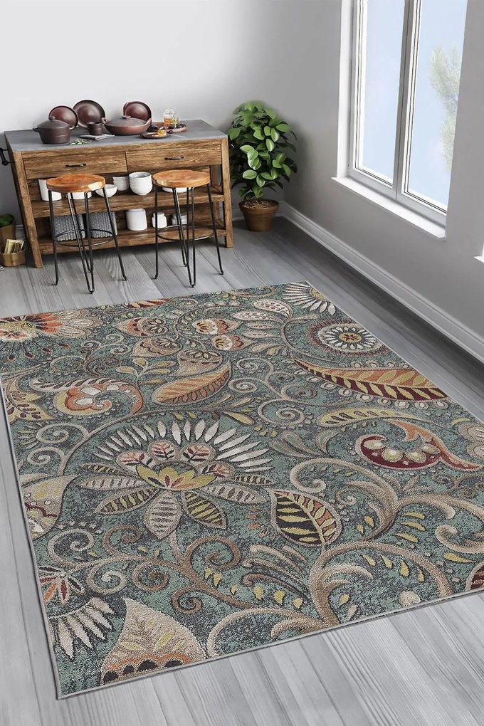 Χαλί Woopamuk244 625HFT3898 Sage Green-Multi Conceptum Hypnose 160X230cm