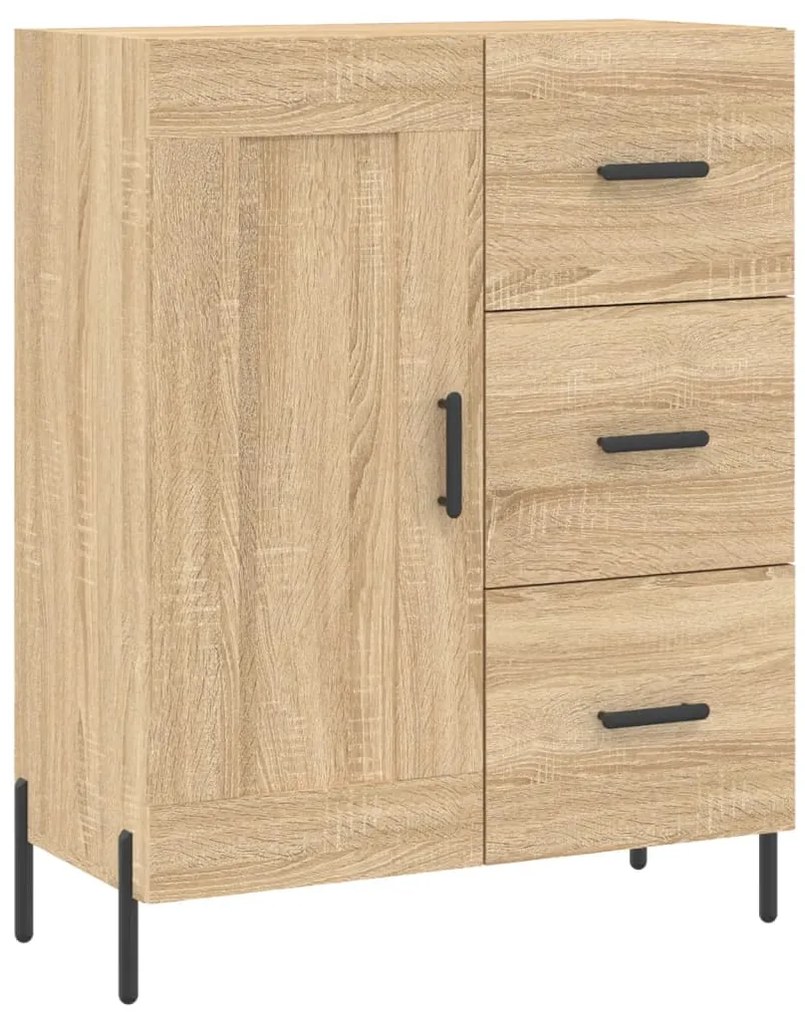 vidaXL Ντουλάπι Sonoma Δρυς 69,5 x 34 x 90 εκ. από Επεξεργασμένο Ξύλο