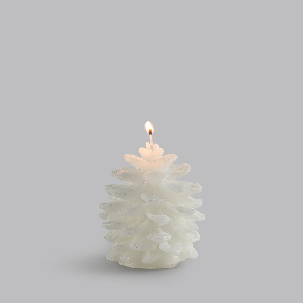 Κερί από κερί, σε σχήμα κουκουνάρι, ύψος 9,5 εκ., Caspar