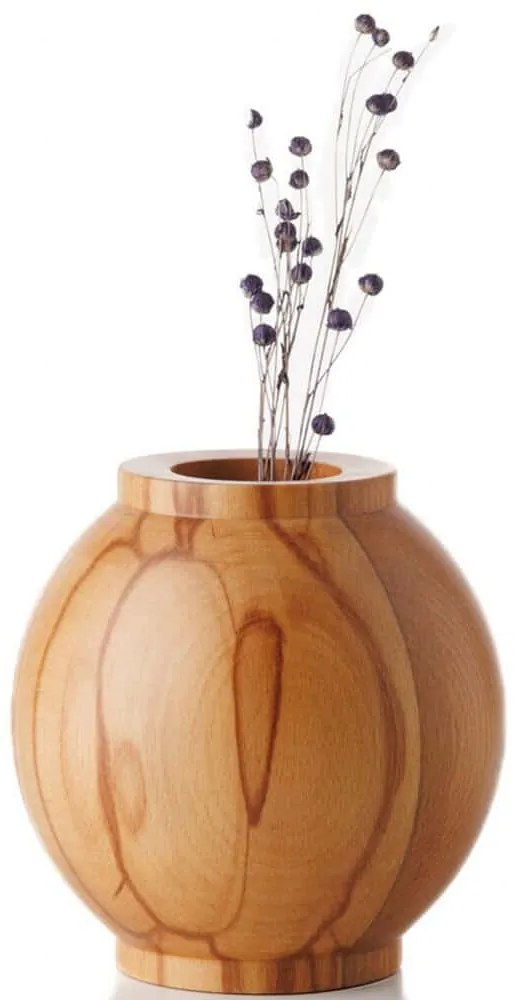 Βάζο Trovepoppy 243TRV1122 15x15x8cm Natural Aberto Design Ξύλο