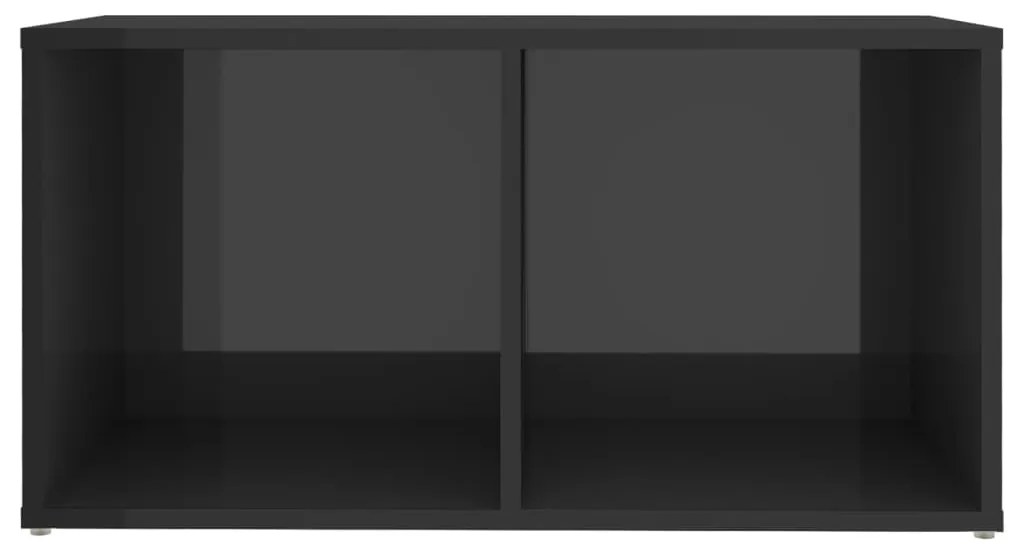 vidaXL Έπιπλα Τηλεόρασης 2 τεμ. Γυαλ. Γκρι 72x35x36,5 εκ. Επεξ. Ξύλο