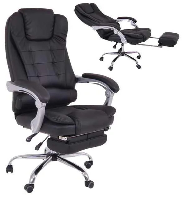 Καρέκλα Γραφείου Relax BF9700 PU Μαύρο 67x72x120/128cm