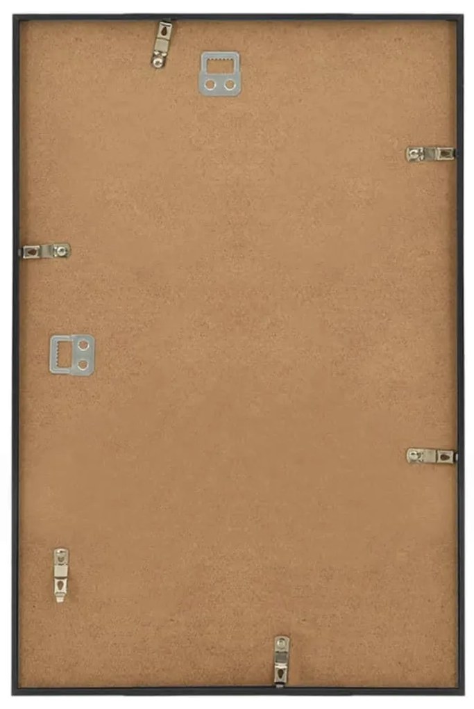vidaXL Κορνίζες Κολάζ Τοίχου 3 τεμ. Μαύρες 42 x 59,4 εκ MDF