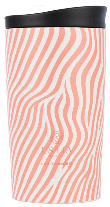 Estia 01-31893 Travel Mug Save The Aegean Ποτήρι Θερμός Ανοξείδωτο BPA Free 350ml Soft Ripple