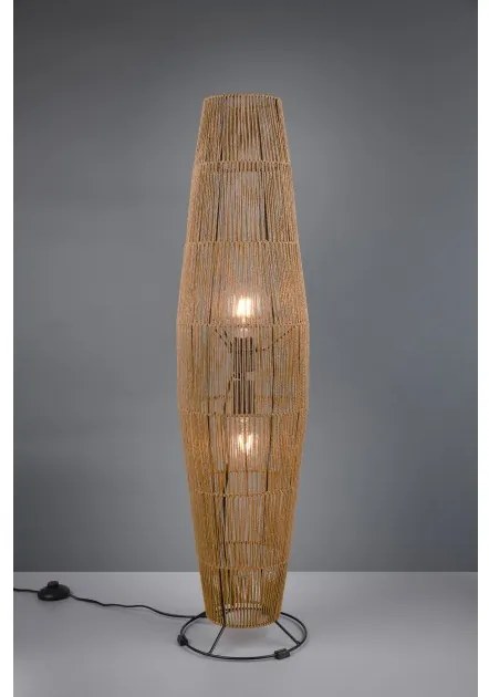 Επιδαπέδιο Φωτιστικό 2xE27 40W IP20 Miki R41102026 Trio Lighting-R41102026-Καφέ R41102026