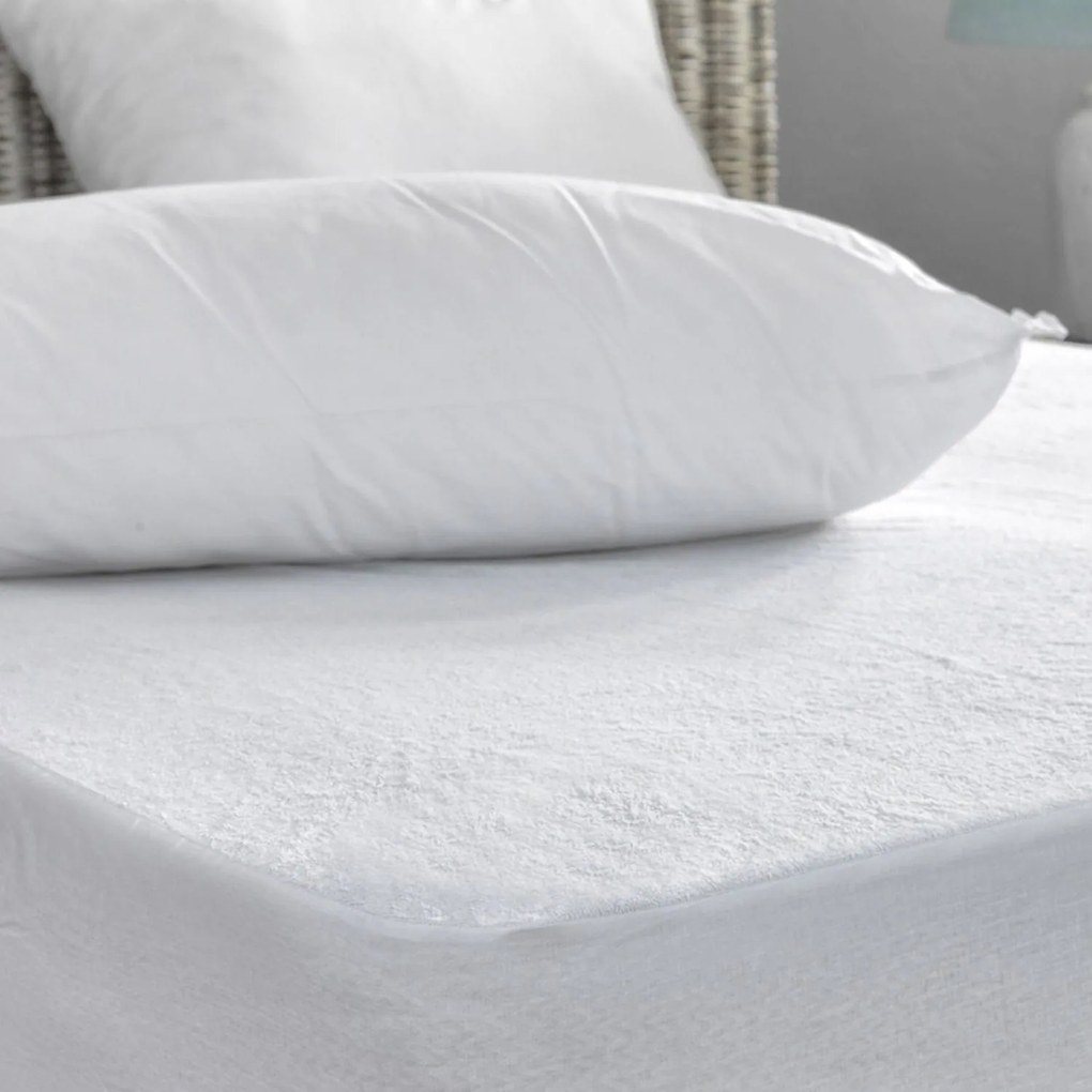 Κάλυμμα Μαξιλαριού Σετ  2τμχ Comfort Waterproof White Palamaiki 50Χ70 50x70cm 100% Cotton
