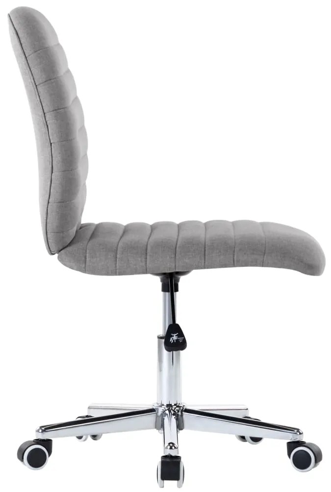 vidaXL Καρέκλες Τραπεζαρίας 6 τεμ. Ανοιχτό Γκρι Υφασμάτινες