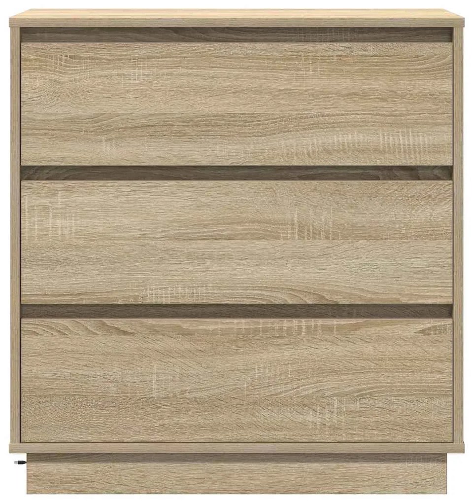 vidaXL Κομοδίνο με Sonoma Δρυς 71 x 34.5 x 75 εκ. Επεξεργασμένο ξύλο
