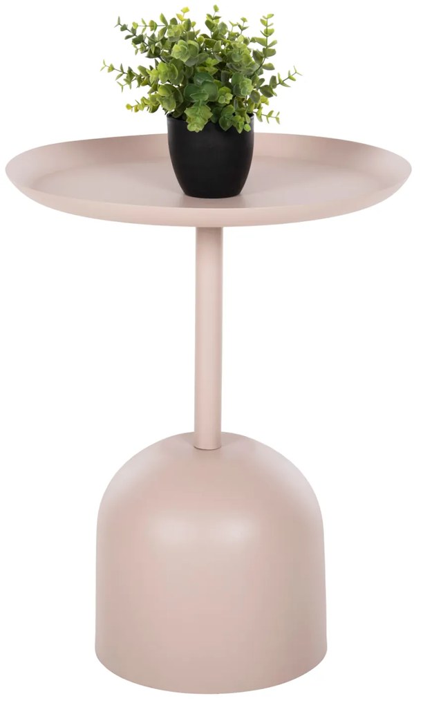 ΤΡΑΠΕΖΙ ΒΟΗΘΗΤΙΚΟ ΣΤΡΟΓΓΥΛΟ DELBEL HM4265.10 ΜΕΤΑΛΛΟ ΣΕ ΕΚΡΟΥ Φ45,5x58,5 εκ.