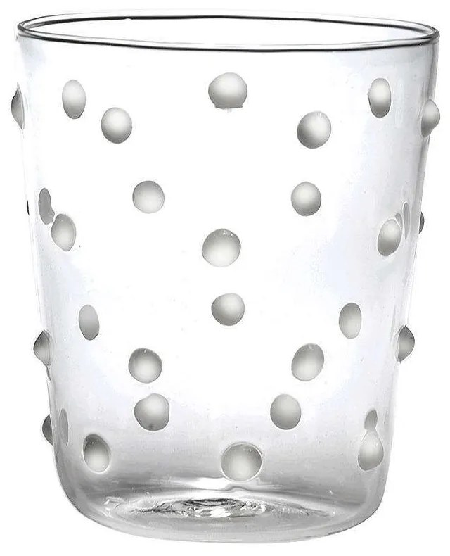 Ποτήρι Νερού Party PY00100 450ml White-Clear Zafferano Glass
