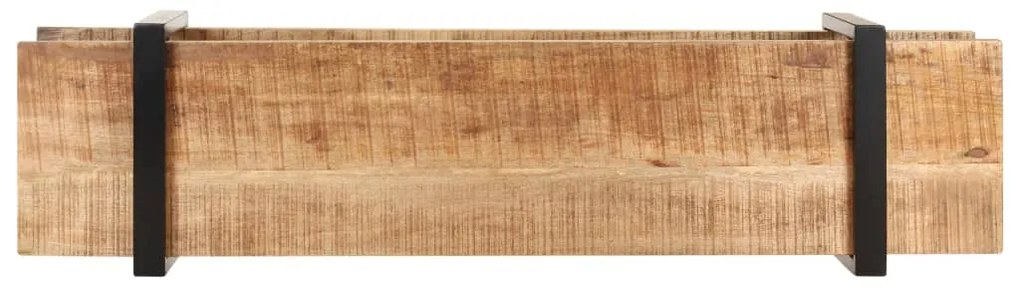 vidaXL Έπιπλο Τηλεόρασης 160x40x40 εκ. Μασίφ Ακατέργαστο Ξύλο Μάνγκο
