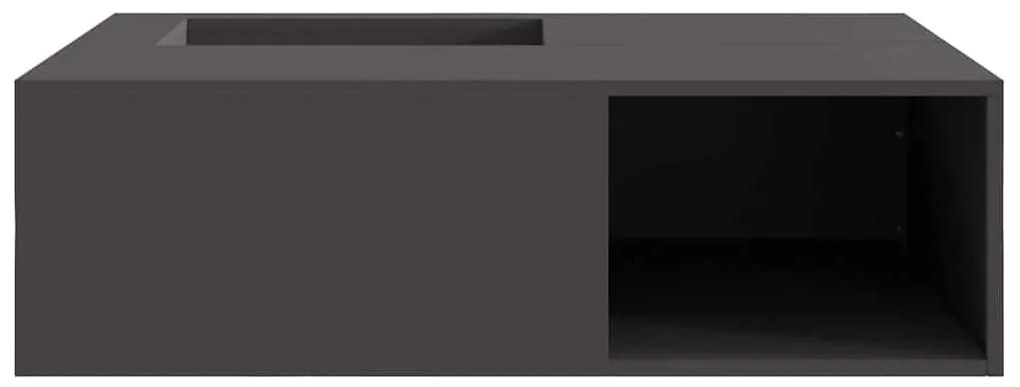 vidaXL Φωτιά Μαύρο 100 x 100 x 30 cm Κρύα έλαση από χάλυβα