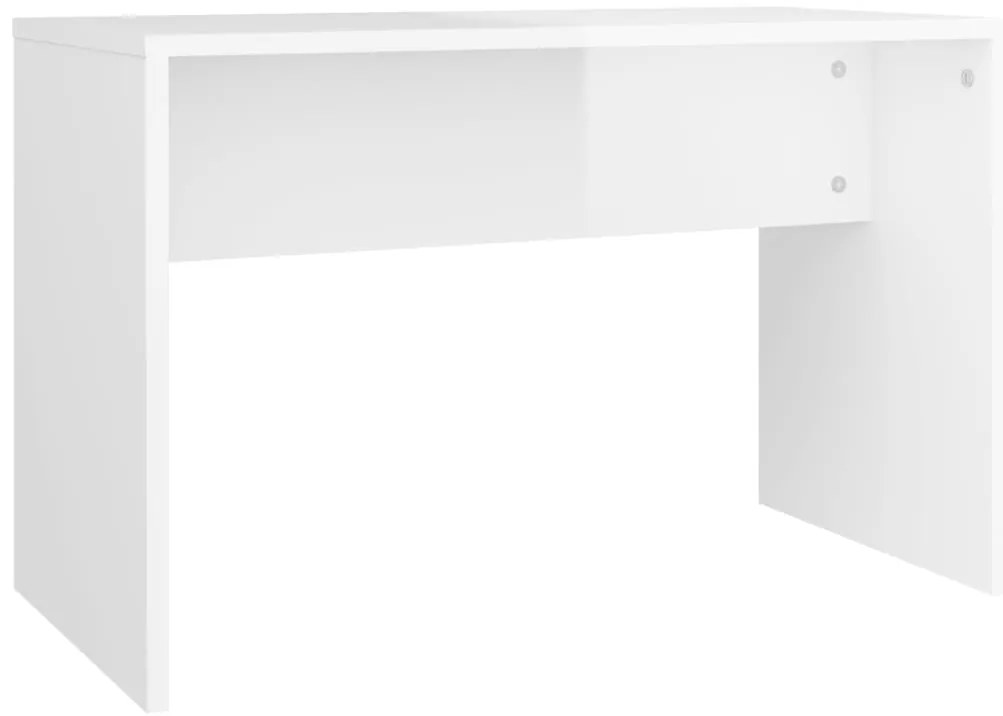 vidaXL Μπουντουάρ Σετ Γυαλιστερό Λευκό 86,5x35x136 εκ.