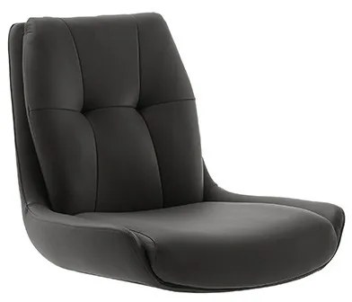 Bali Καρεκλα Relax Μαύρη + Υποπόδιο 83x86x102 cm