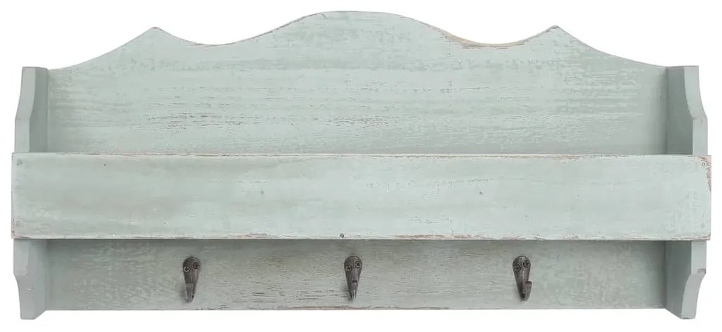 vidaXL Κρεμάστρα Τοίχου Πράσινη 50 x 10 x 23 εκ. Ξύλινη