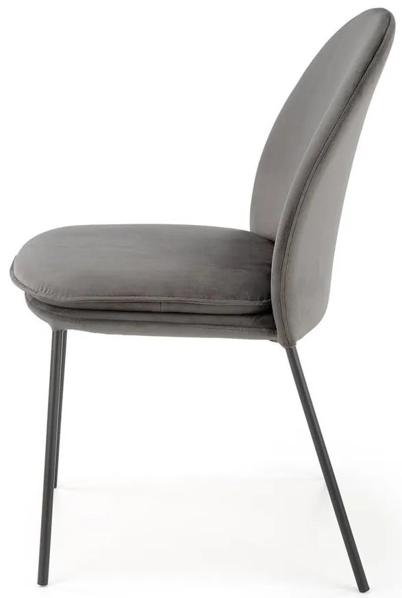 Dine 443 Καρεκλα Γκρι 50x58x84cm