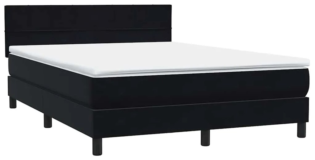 ΚΡΕΒΑΤΙ BOXSPRING ΜΕ ΣΤΡΩΜΑ ΜΑΥΡΟ 1140X210 ΕΚ. ΒΕΛΟΥΔΙΝΟ 3316211