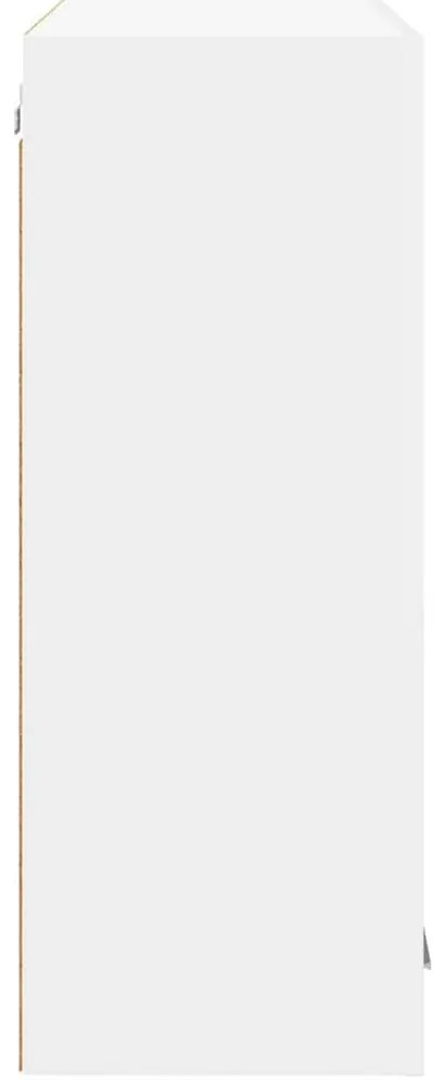 vidaXL Κρεμαστό ντουλάπι Λευκό 80 x 31 x 80 εκ. Επεξεργασμένο ξύλο