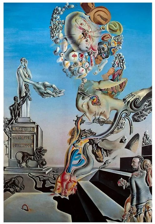 Εκτύπωση τέχνης The Lugubrious Game, 1929, Salvador Dalí