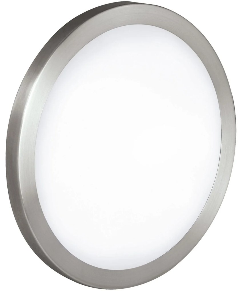 Φωτιστικό Τοίχου Arezzo 87328 White-Silver Eglo Μέταλλο,Γυαλί