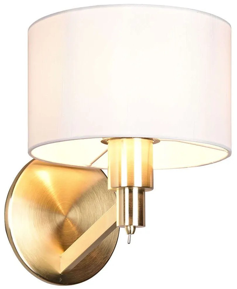 Φωτιστικό Τοίχου - Απλίκα Cassio 214470108 23x27cm 1xE27 40W Brass-White Trio Lighting