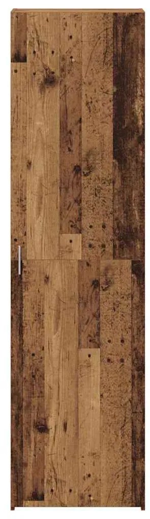 vidaXL Highboard Παλαιό ξύλο 50 x 42.5 x 185 εκ. Επεξεργασμένο ξύλο