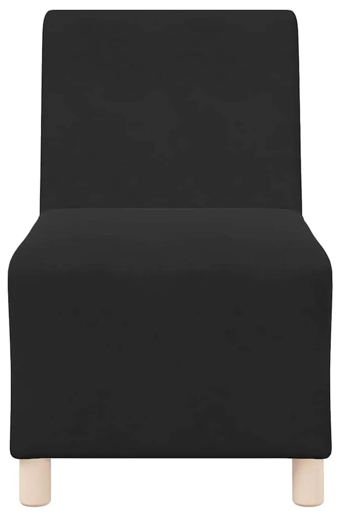 vidaXL Μοναδικός Καναπές χωρίς Χερούλια 3 pcs Μαύρο 55 x 74 x 82 εκ.