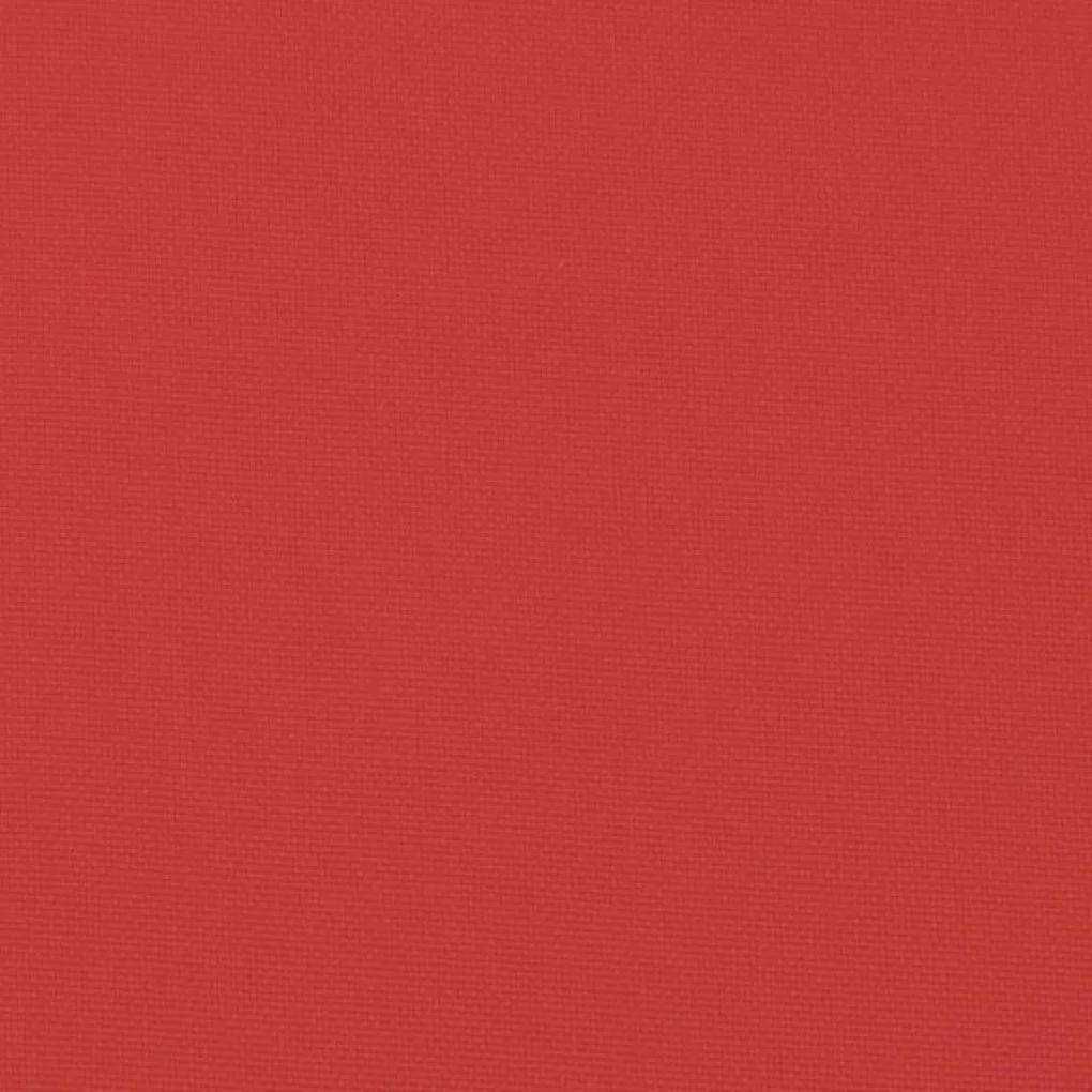 Μαξιλάρι Σεζλόνγκ Κόκκινο (75+105) x 50 x 3 εκ. - Κόκκινο