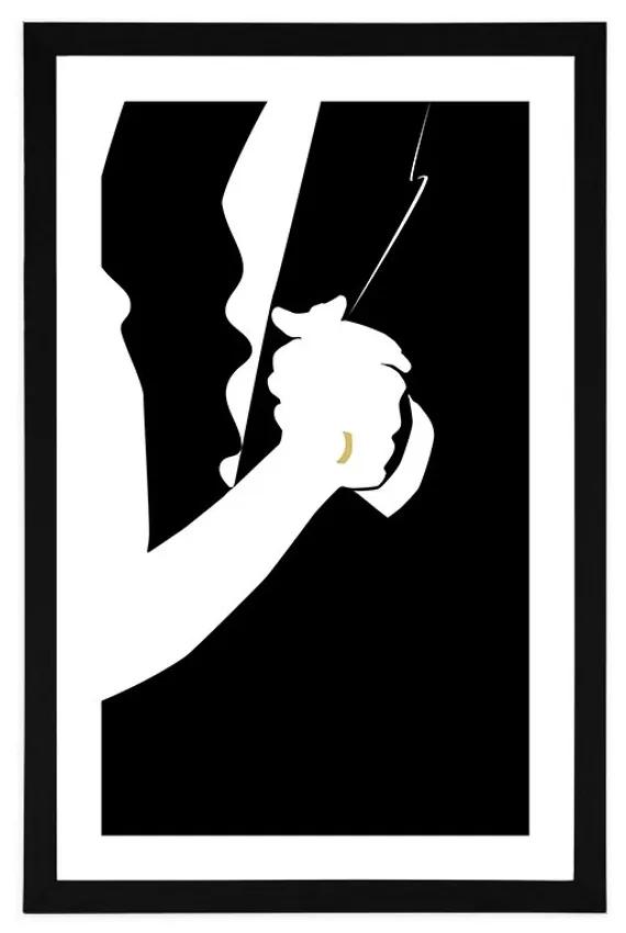 Αφίσα με πασπαρτού Επισφράγιση της αγάπης - 20x30 white