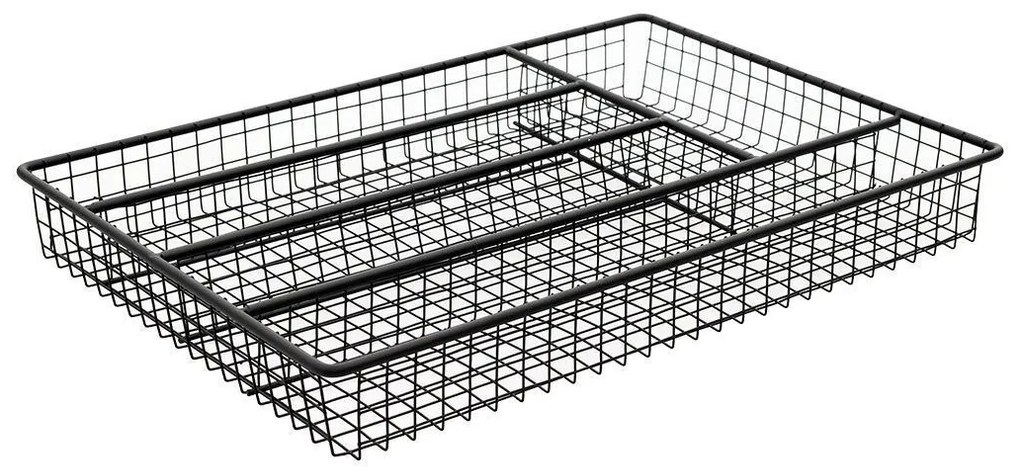 ESTIA ΘΗΚΗ ΣΥΡΤΑΡΙΟΥ METAL BLACK  ΜΕΤΑΛΛΙΚΗ 36x26cm ΜΑΥΡΗ