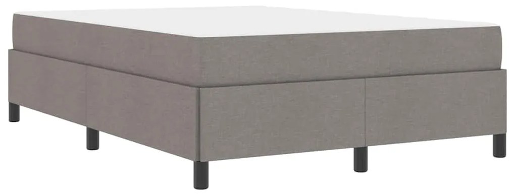 vidaXL Κρεβάτι με ελατήρια Taupe 160 x 200 cm ύφασμα