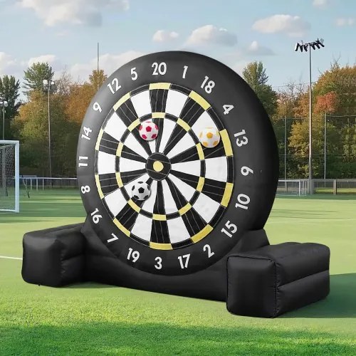 VEVOR Inflatable Soccer Dart Board over 8 ft High with 9 Kick Balls &amp; Air Pump